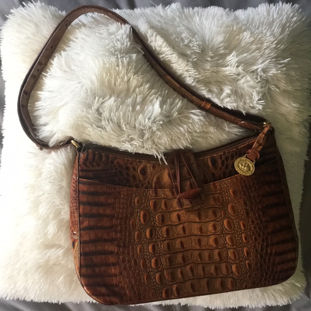 4 HOUR SALE*🎉Brahmin Embossed Leather Handbag